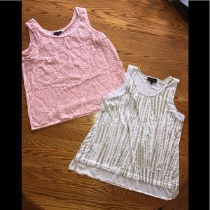 Set of 2 lane Bryant tanks 14/16